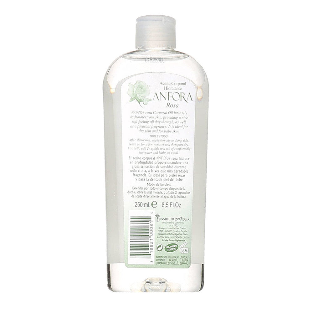 Anfora Aceite Corporal Rosa Body Oil, 8.5 Oz