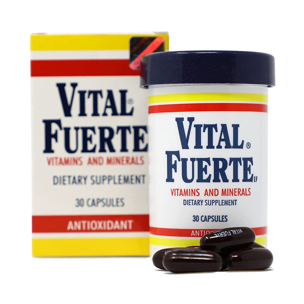 Vital Fuerte Vitamins And Minerals Capsules, Antioxidant, 30 Ea