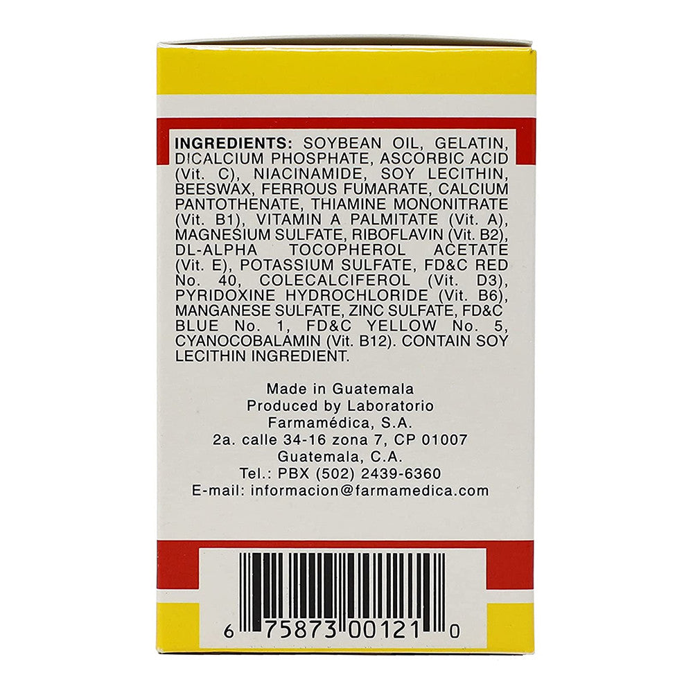 Vital Fuerte Vitamins And Minerals Capsules, Antioxidant, 30 Ea