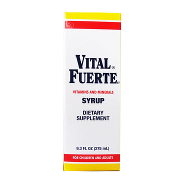 Vital Fuerte Vitamins and Minerals Antioxidant Dietary Supplement Syrup, 9.3 Oz