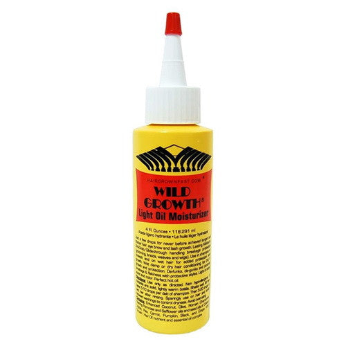 Wild Growth Light Oil Moisturizer Hair Growth Powerful Formula, 4 Oz