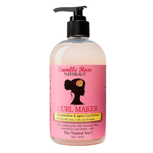 Camille Rose Naturals Curl Maker Hair Styling Gel, 12 Oz