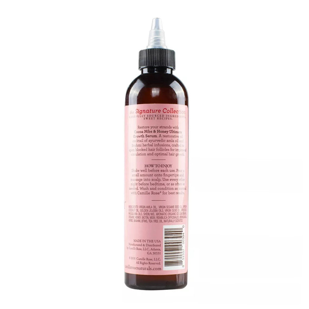 Camille Rose Naturals Cocoa Nibs and Honey Ultimate Growth Serum, 8 Oz