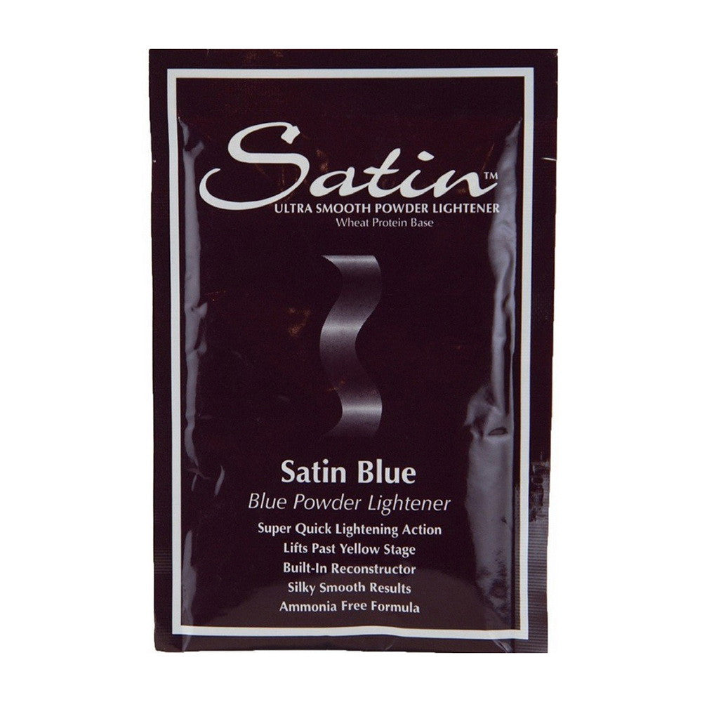 Satin Blue Ultra-Smooth Blue Powder Lightener Packet, 1 Oz