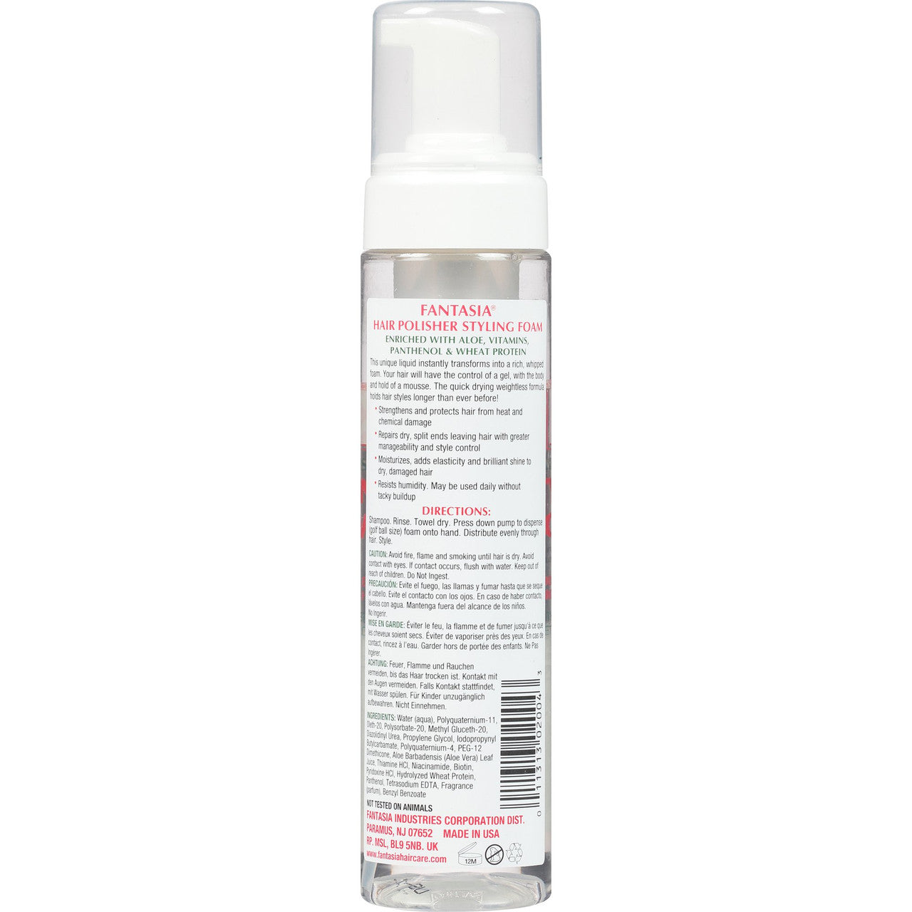 Fantasia Polisher Style Foam, 8.5 Oz