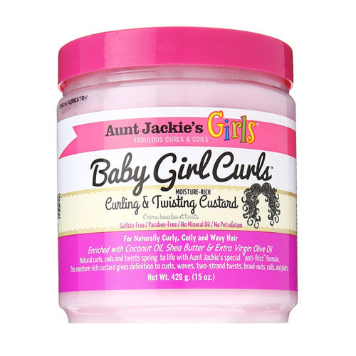 Aunt Jackies Girls Baby Girl Curls Curling And Twisting Custard 15 oz