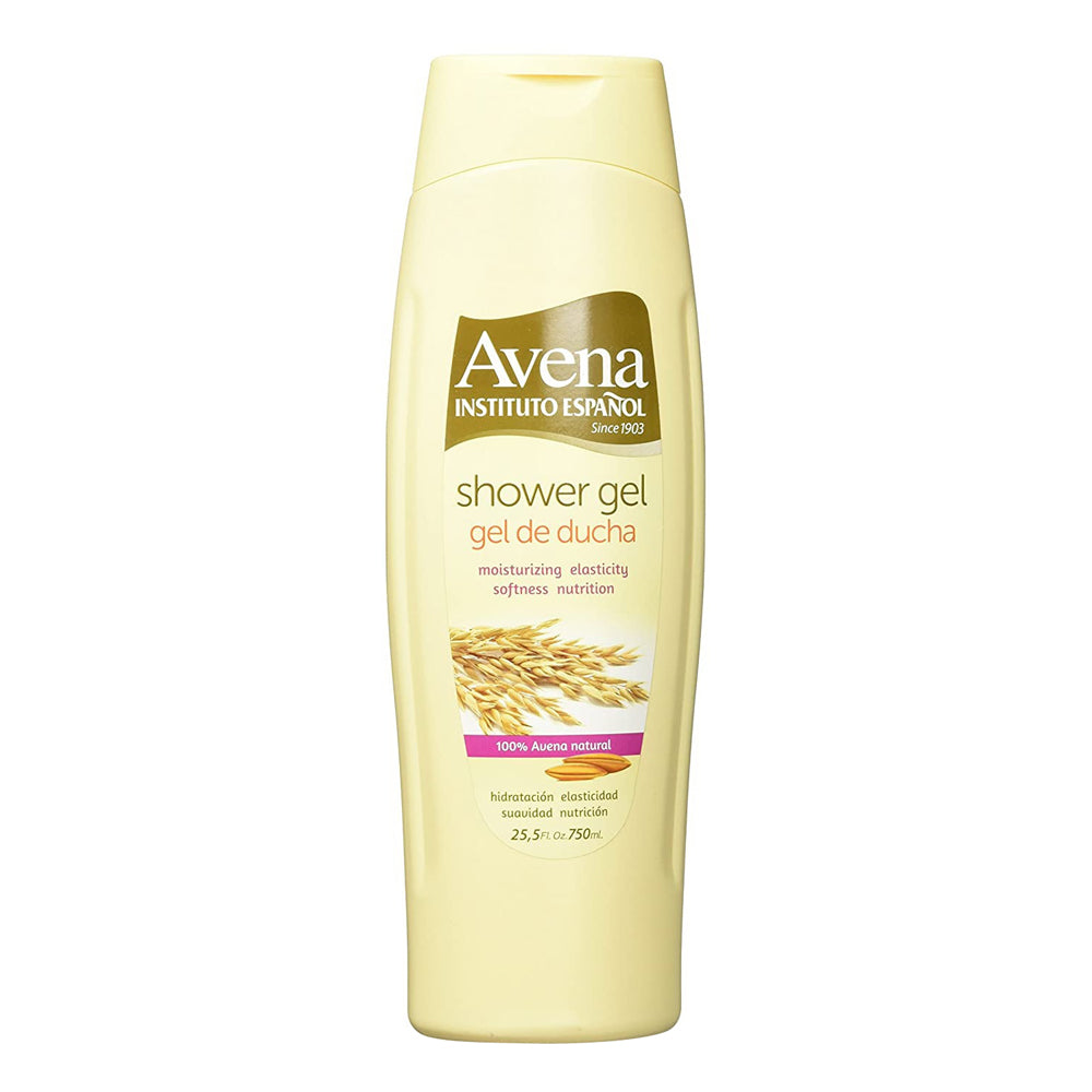 Avena Bath and Shower Gel for Deep Cleansing and Moisturizing Sensitive or Dry Skin 25.5Oz (750ml)