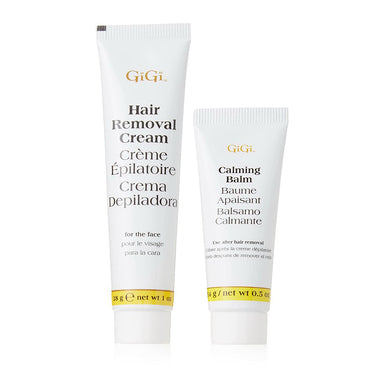 Gigi Facial Hair Removal Cream Plus Calming Balm Set, 1 Ea