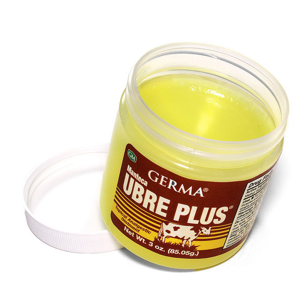 Germa Manteca Ubre Plus Natural Topical Analgesic Ointment, Yellow, 3 Oz