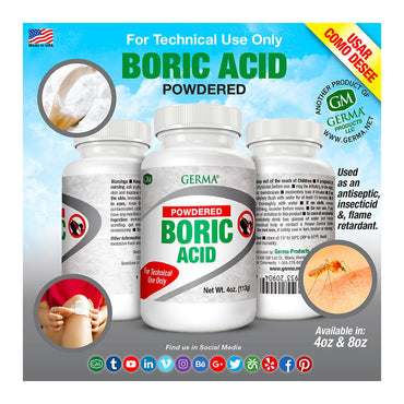 Germa Boric Acid Powder German, 4 Oz