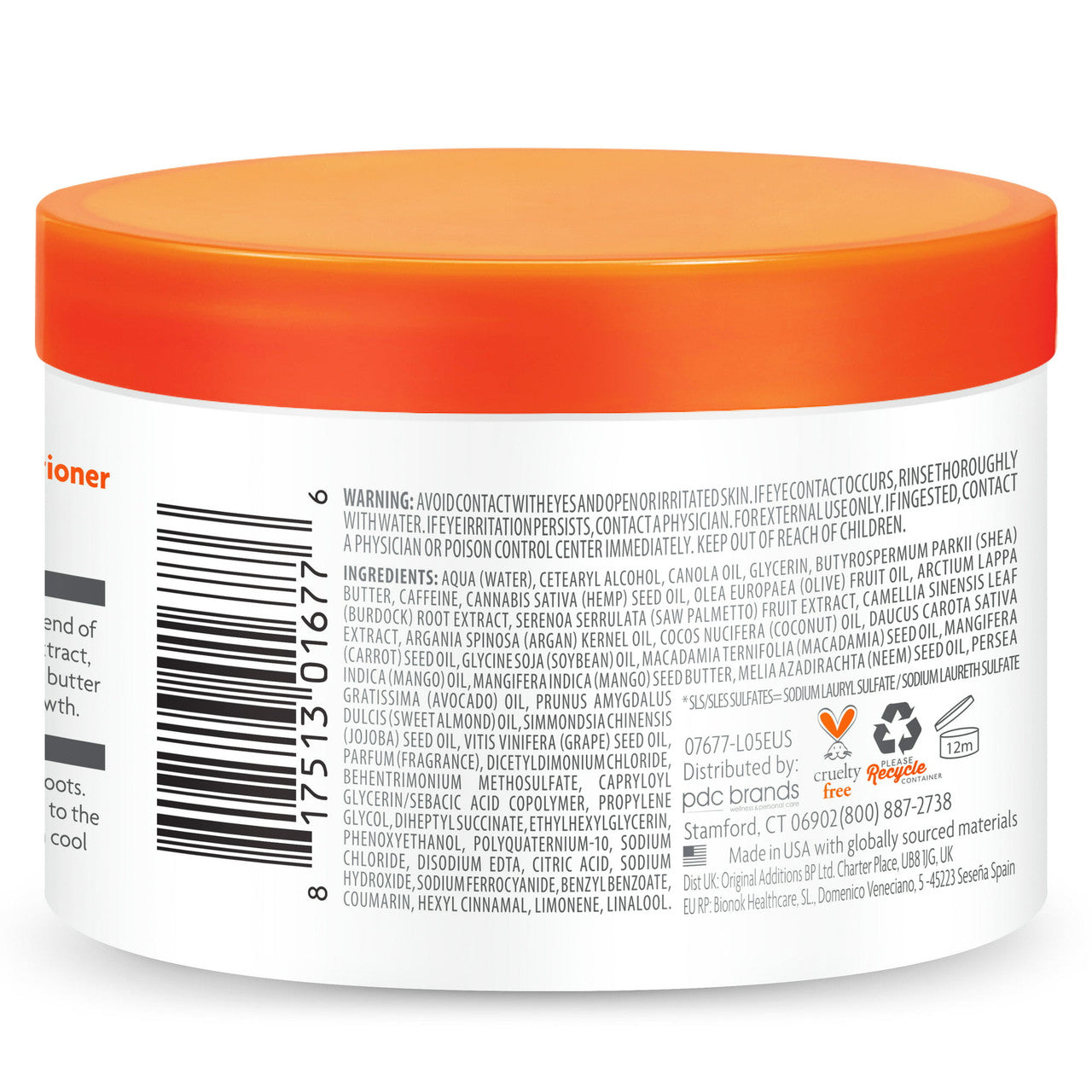 Cantu Shea Butter Mens Leave In Hair Conditioner, Intense Moisture, 13 Oz