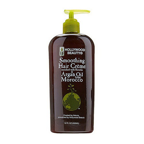 Hollywood Argan Oil Smoothing Hair Creme, 12 Oz
