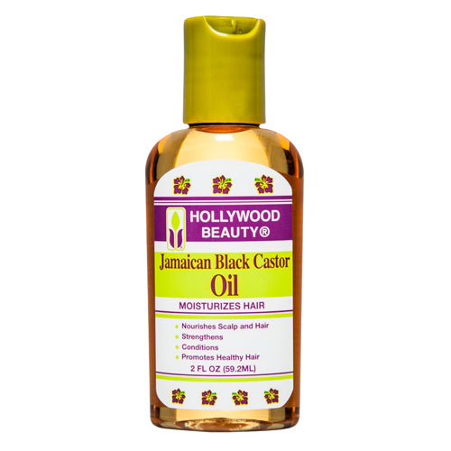 Hollywood Beauty Jamaican Black Castor Oil for Moisturizing and Conditioning Hair 2Oz (59.2ml)