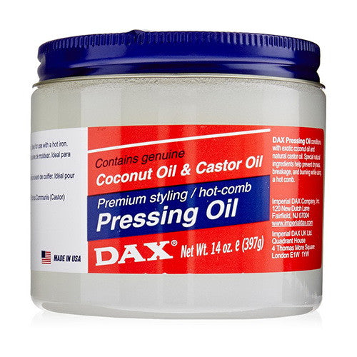 Premium Styling And Hot Comb Pressing Oil By Dax, 14 Oz