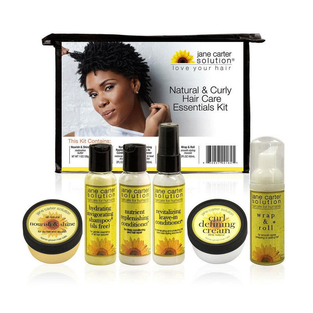 Jane Carter Solution Natural And Curly Hair Care Essential kit, 1 Ea