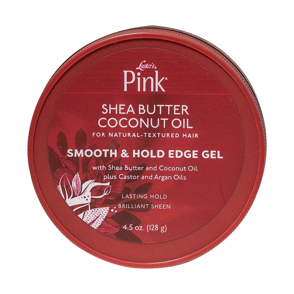 Luster's Pink Shea Butter Coconut Oil Smooth & Hold Edge Gel, 4.5 Oz