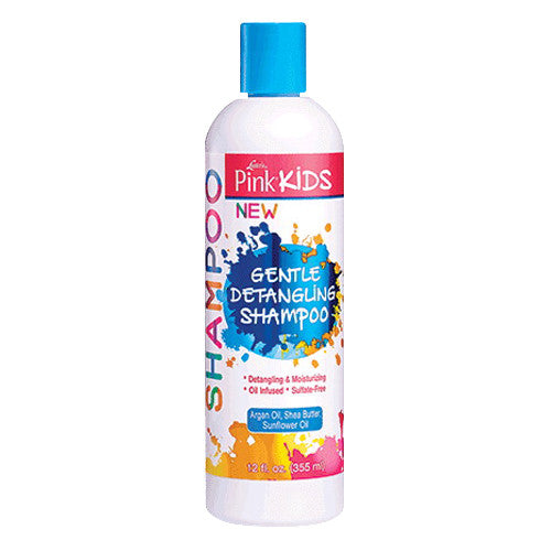 Lusters Pink Kids Gentle Detangling Hair Shampoo, 12 Oz