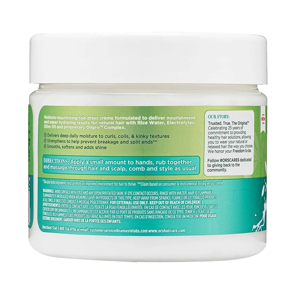 Ors Olive Oil Max Moisture Super Nourishing Daily Curl Creme, Hydration And Growth, 8 Oz