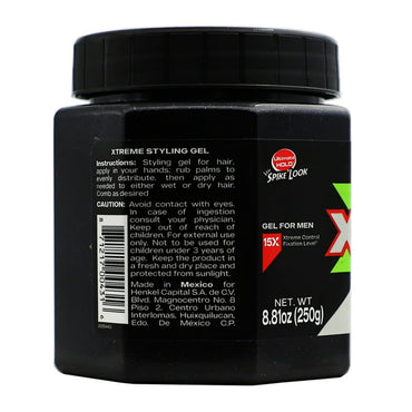 Xtreme Reaction UV Protection Hair Styling Gel Jar, 8.82 Oz