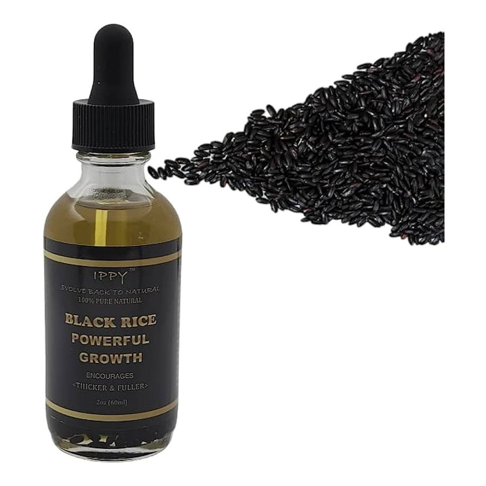 Ippy Black Rice Powerful Hair Growth Oil, 2 Oz