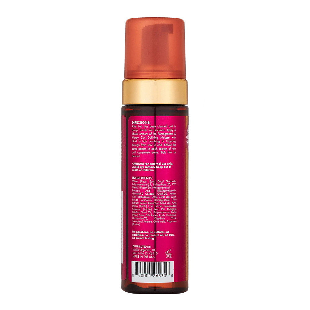 Mielle Pomegranate & Honey Curl Defining Mousse with Hold, 7.5 Oz