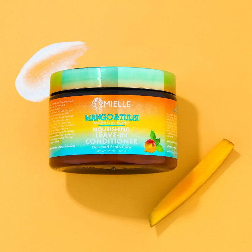 Mielle Mango & Tulsi Nourishing Leave-In Conditioner, 12 Oz