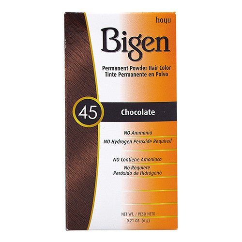 Bigen Powder Hair Color 45 Chocolate, 0.21 Oz