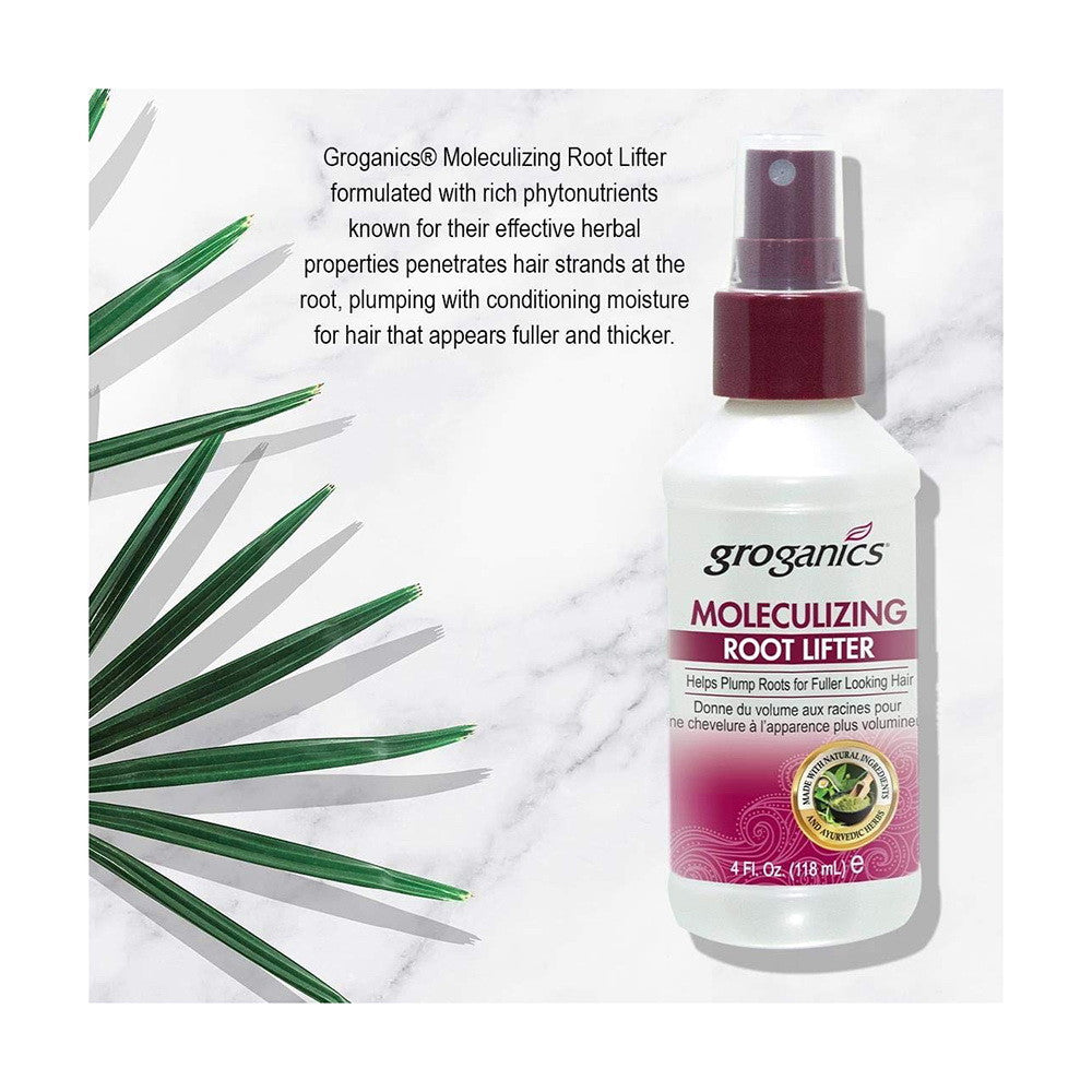 Groganics DHT Blocker System Moleculizing Root Lifter For Advanced Hair Loss And Severely Thinning Hair Only, 4 oz