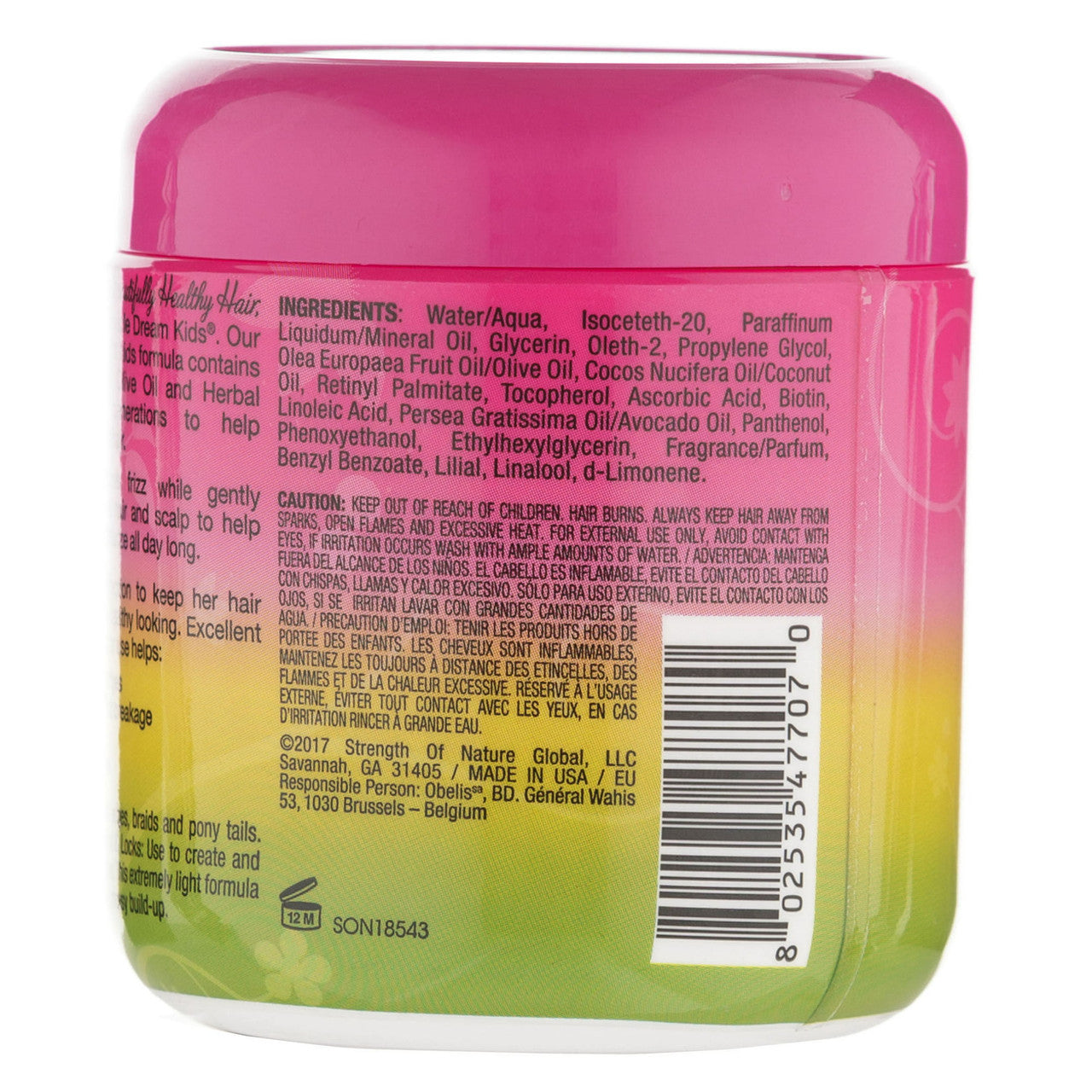 African Pride Dream Kids Olive Miracle Smooth Edge Hair Gel, 6 oz