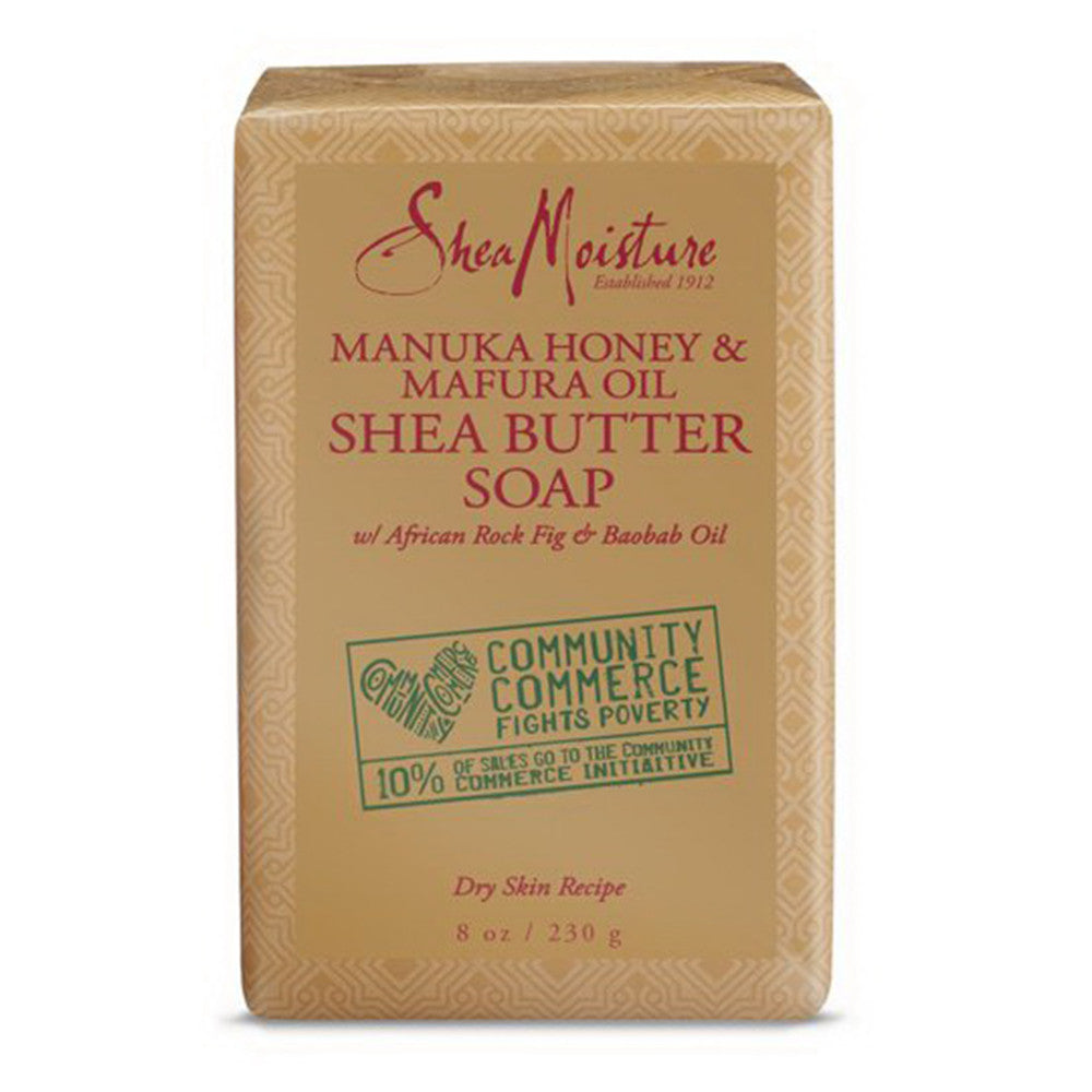 SheaMoisture Manuka Honey & Mafura Oil Intensive Hydration Bar Soap, 8 Oz