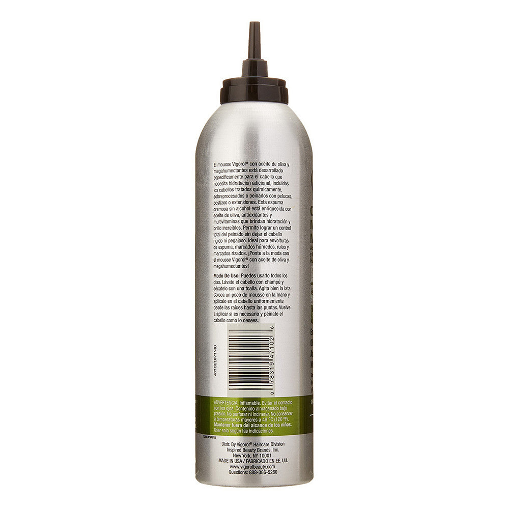 Vigorol Olive Oil Mega Moisture Mousse, 12 Oz