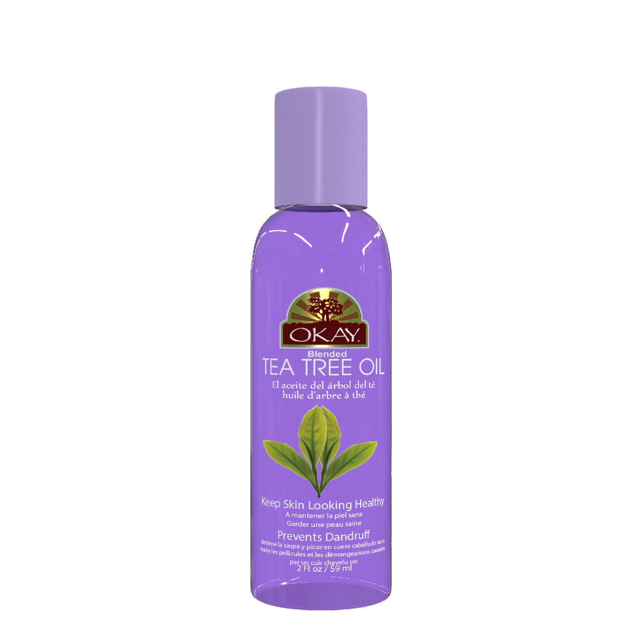 Okay Tea Tree Blended Oil for Hair and Skin, 2 Oz