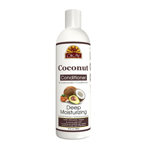 Okay Coconut Oil Deep Moisturizing Hair Conditioner, 12 Oz