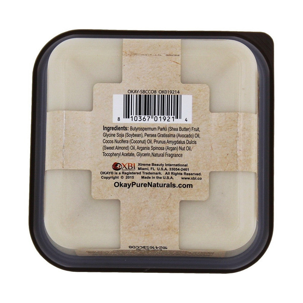 Okay Pure Natural Shea and Coconut Ultra Moisturizing Body Butter, 8 Oz