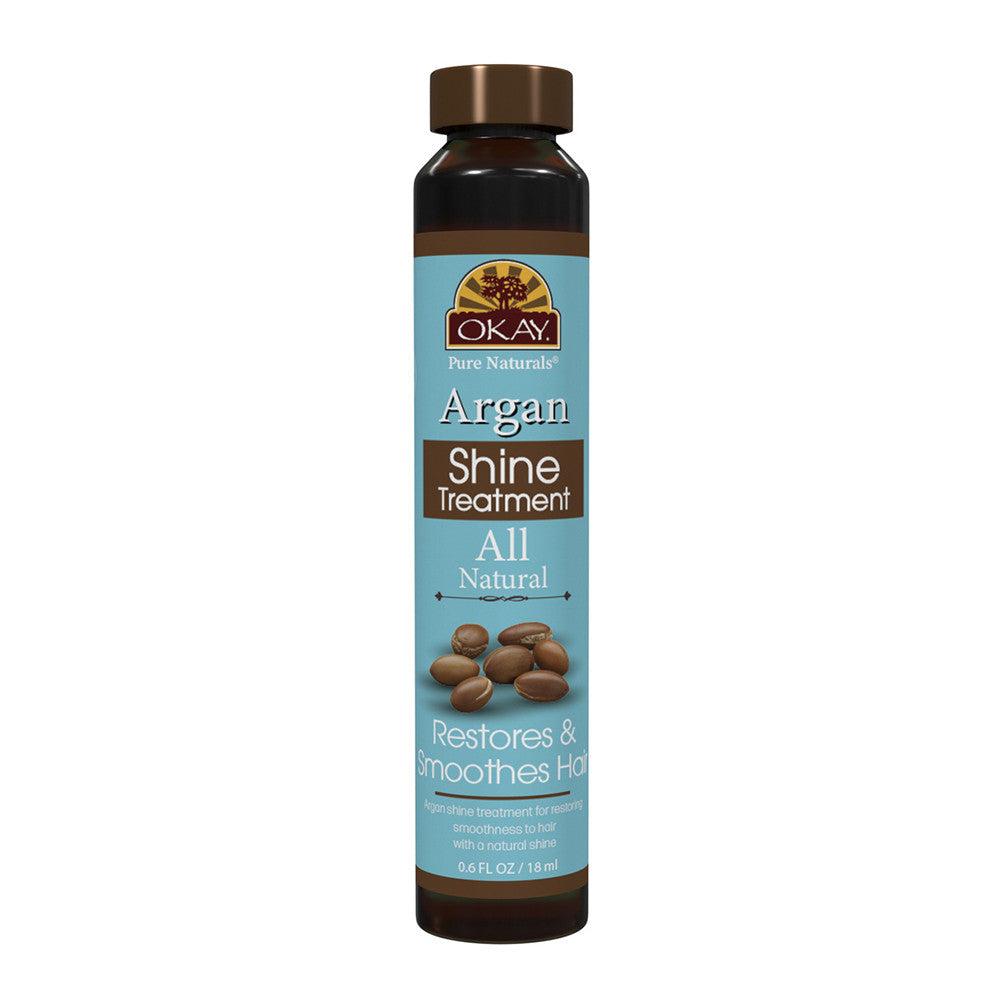 Okay Pure Naturals Argan Shine Hair Treatment, 0.6 Oz