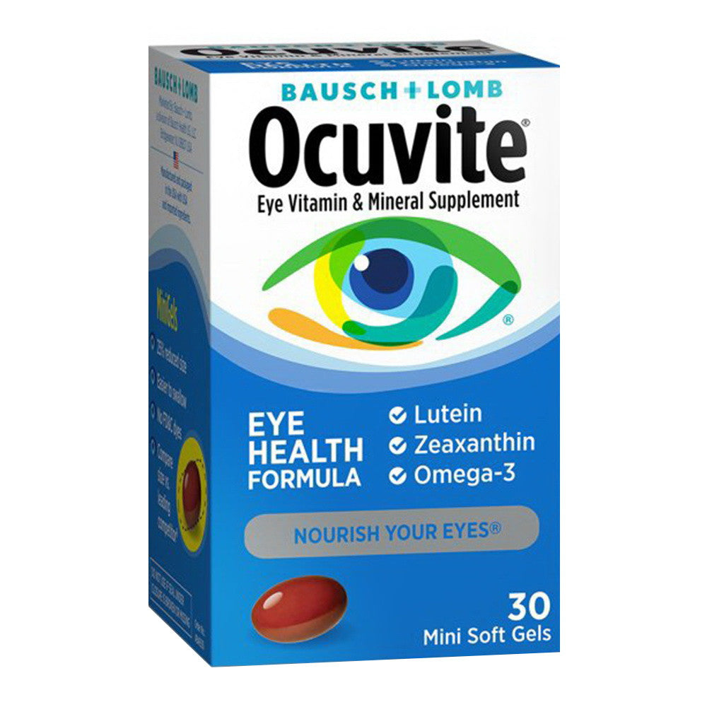 Ocuvite Eye Vitamin And Mineral Supplement Softgels 30 ea