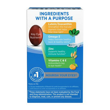 Ocuvite Eye Vitamin And Mineral Supplement Softgels 30 ea