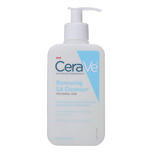 CeraVe New Renewing SA Cleanser For Normal Skin 8 oz