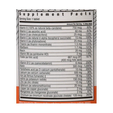 Windmill Health Formula Daily High Potency Multi Vitamin Tablets For Women - 100 Ea