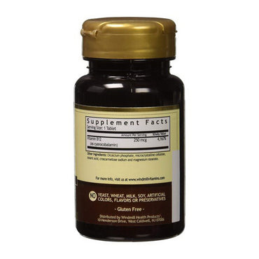 Windmill Vitamin B-12 250 Mcg Tablets - 100 Ea