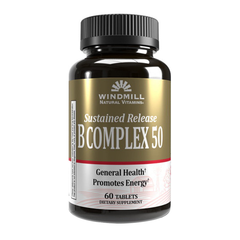 Windmill Vitamin B-Complex Sustained Release Tablets, 60 Ea