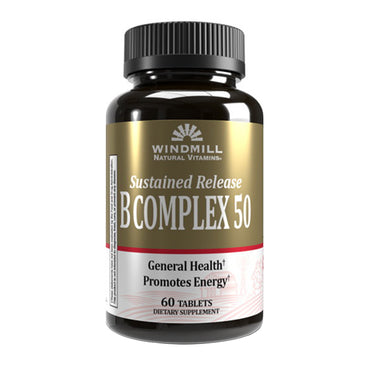 Windmill Vitamin B-Complex Sustained Release Tablets, 60 Ea