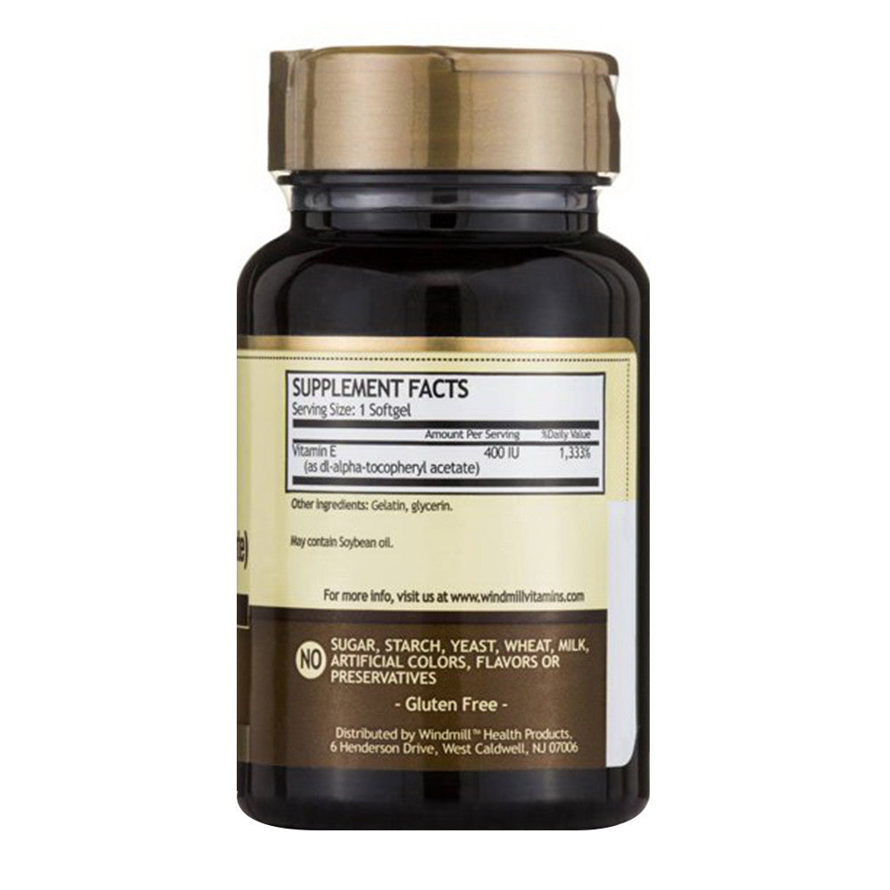 Windmill Vitamin E 400 Iu Synthetic Softgels, 90 Ea