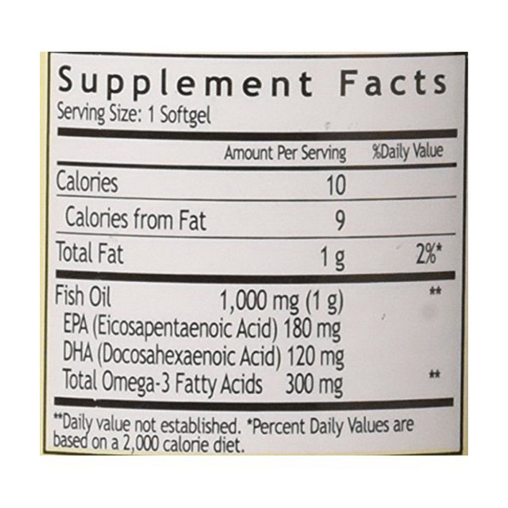 Windmill Natural Omega Iii Epa Plus Dha 1000Mg Softgels, 60 Ea