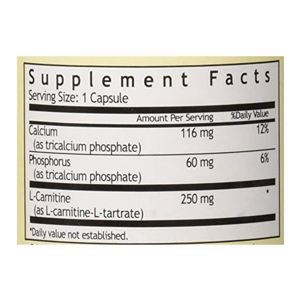 Windmill L-Carnitine 250 Mg Capsules - 50 Ea
