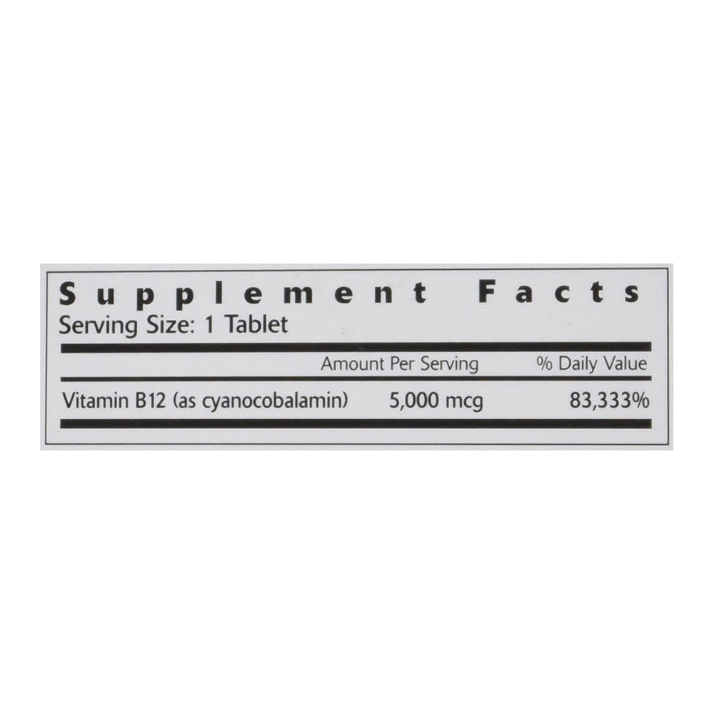 Hi-Ener-G Super B12 5000 Mcg Tablets, By Windmill - 30 Ea