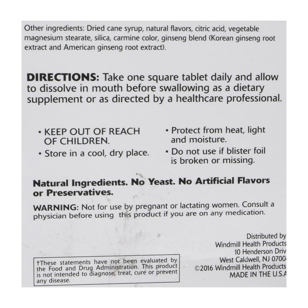 Hi-Ener-G Super B12 5000 Mcg Tablets, By Windmill - 30 Ea