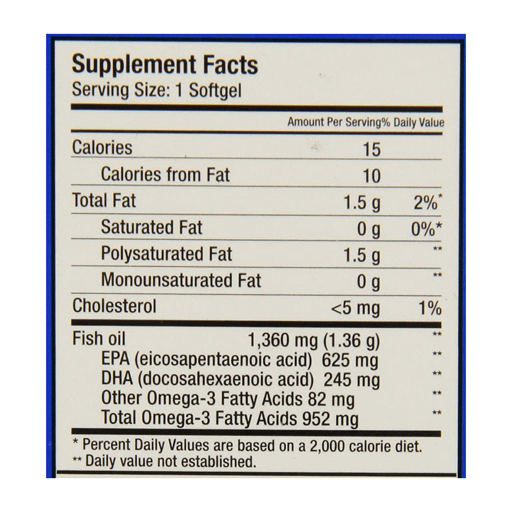Omegaworks Ultra Omega 3 Triple Strength One Softgel Formula Dietary Supplement Softgels - 30 Ea