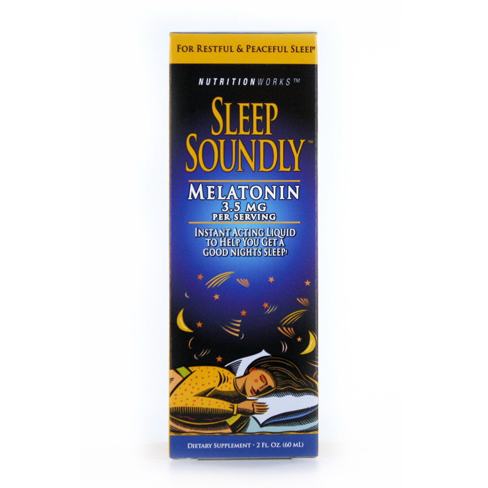 Windmill Nutrition Works Sleep Soundly 3.5 mg Melatonin Liquid, 2 Oz