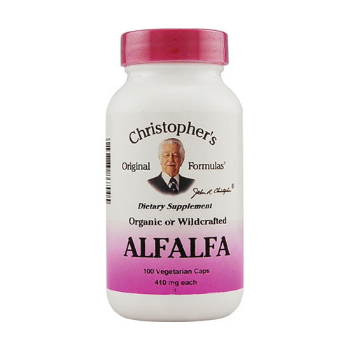 Dr Christophers Original Formulas Alfalfa Leaf Vegetarian Capsules 100Ea